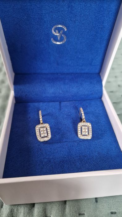 Золотые серги 585пр