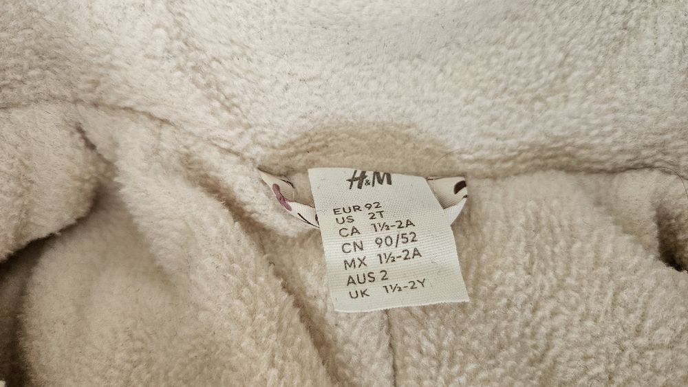 Combinezon H&M de iarna pentru fetite 92