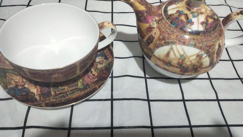 Чайная пара фарфор