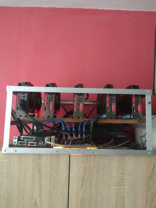 Mining rig 5 x rx 580 8gb