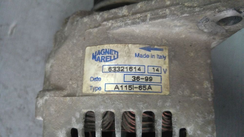 alternator 1.9 d fiat punto 188 1999-2012 188a3000 63321614
