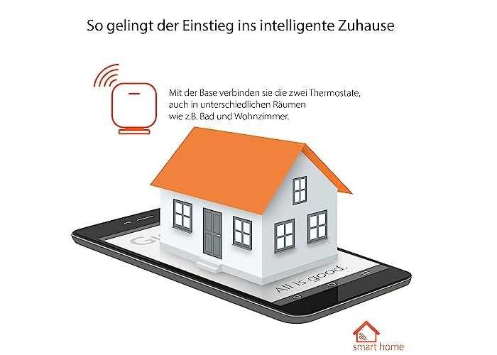 Комплект термостати за управление на отоплението съвместими с Alexa