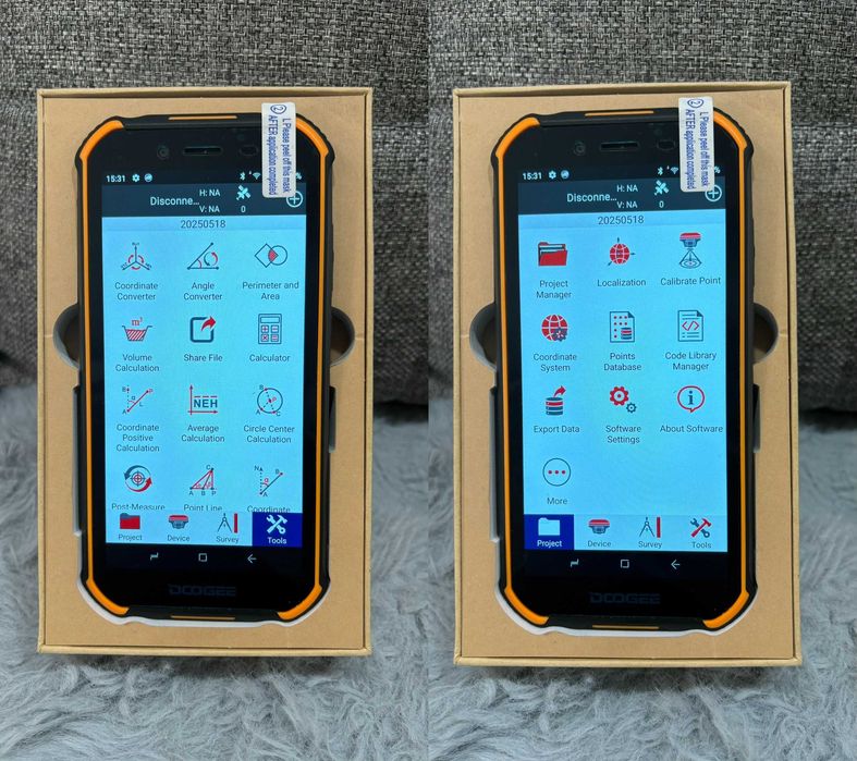 Controler DOOGEE S40 PRO - ANDROID SURPRO 6,0 gnss RTK rompos