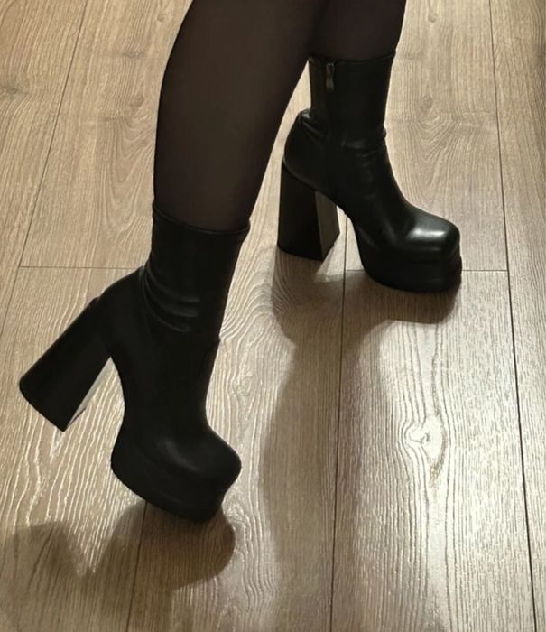 Демисезонные ботильоны на каблуке и платформе