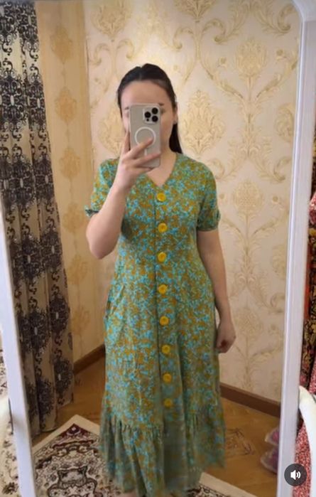 Милана платье 100% хлопок