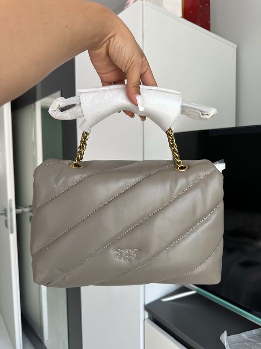 Pinko love classic puff dark gray