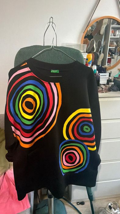 Tricou Zara mânecă bufantă nouă cu imprimeu