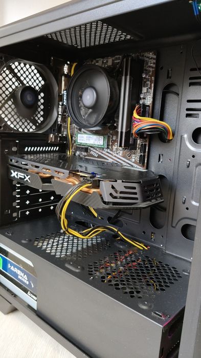 Pc gaming Rx 580 8gb/Ryzen 3 4100/16gb ram Gta V Fortnite Cs 2