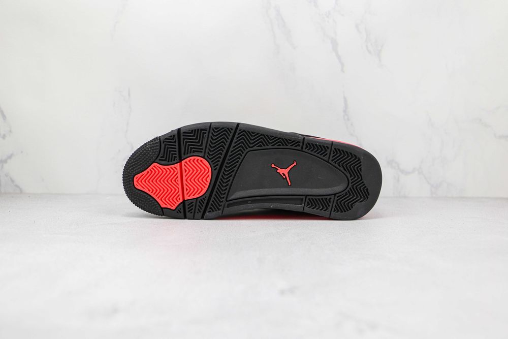 Jordan Retro 4 Red Thunder Мъжки Дамски Маратонки
