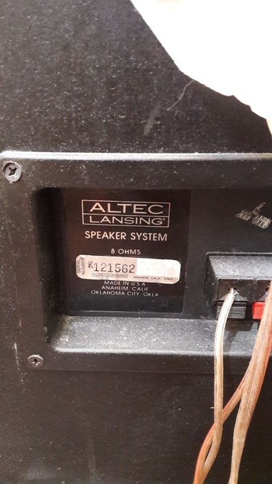 Тонколони Altec Lansing 1982