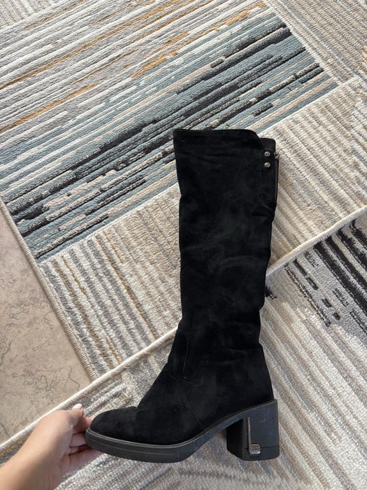 Сапоги зимние удлиненные