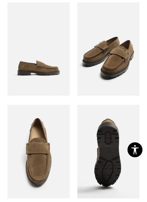 Зара мокасины, обувь