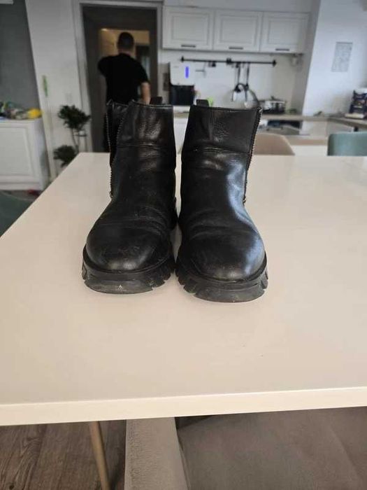 Calvin Klein, cizme piele pt barbati, 42