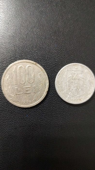Moneda 100lei/1994 +moneda 500lei/1999
