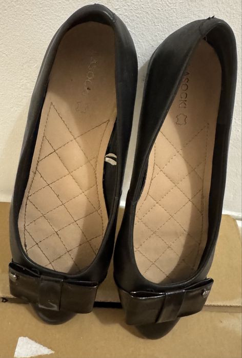 Balerini negri dama piele Lasocki