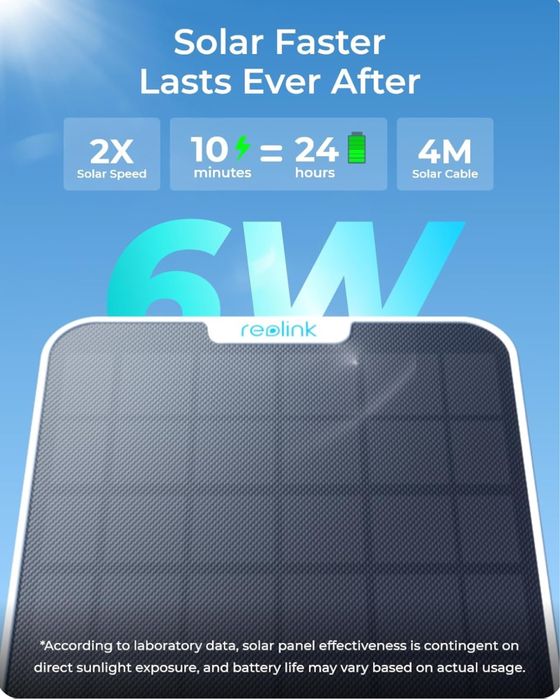 Камера със солар Reolink Argus Track 4K + solar 6W