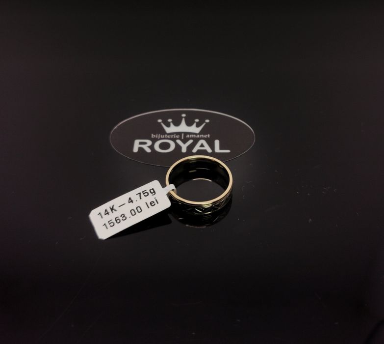 Bijuteria Royal vergheta din aur 14k 4.75 gr