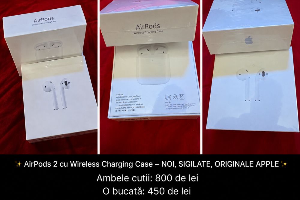 Apple AirPods 2 – Wireless Charging Case – NOI, SIGILATE