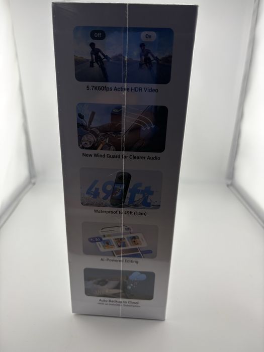 INSTA360 X5 Essentials Bundle, sigilat, pachet EXTRA FULL, OCAZIE