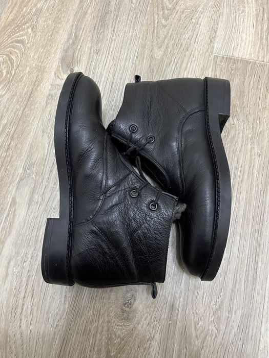 Заря обувь кожаный