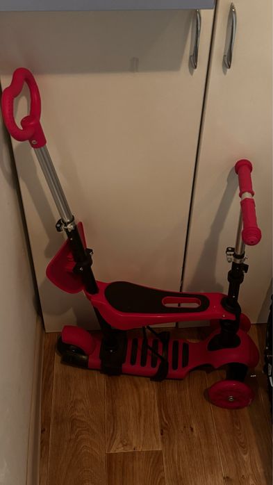 Детский самокат-велосипед,для девочек