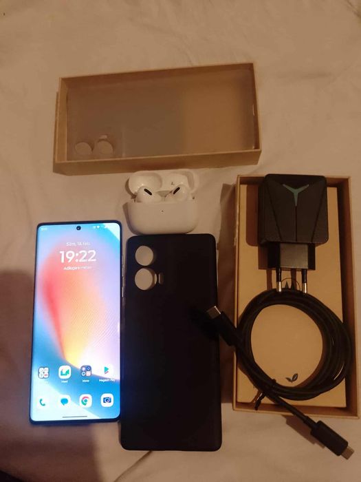 Motorola Edge 50 Fusion 256GB – Ca nou – Pachet complet + HUSĂ & FOLIE