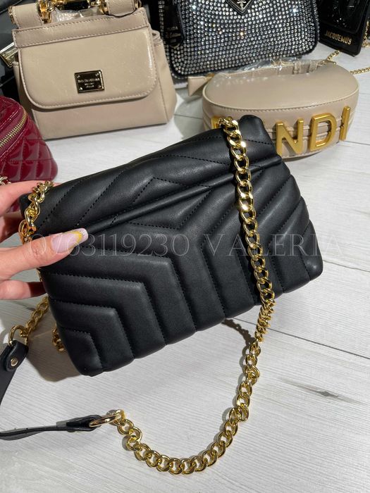 Geanta 1ves $aint Lau4nt - Eco negru/auriu