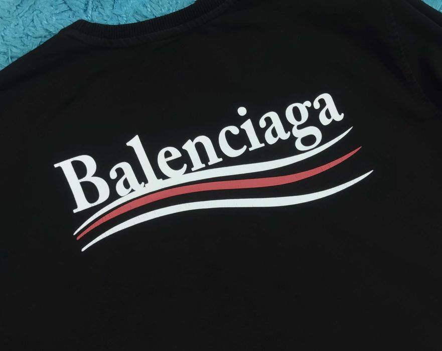 Bluza Balenciaga Political Campaign Black