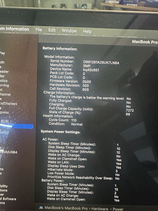 Macbook pro 16 inch 2019 i9 16 gb 1 tb ssd radeon pro 5500m