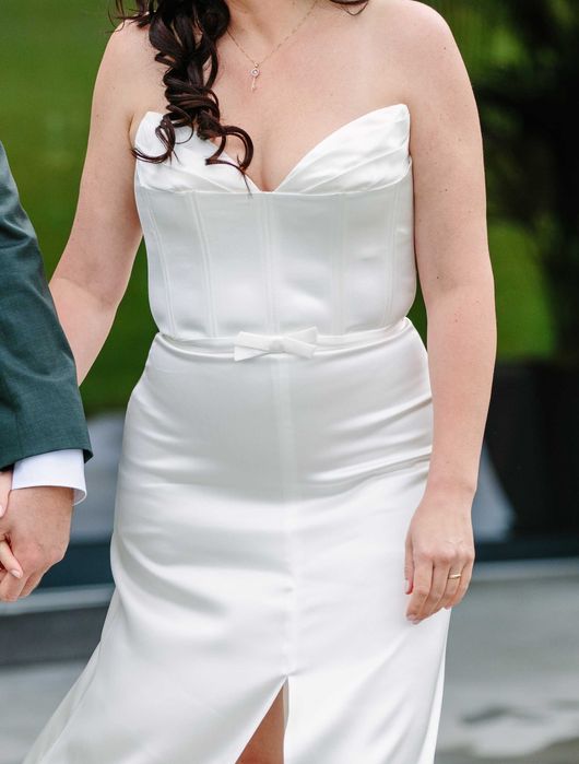 Rochie mireasa din matase - unicat