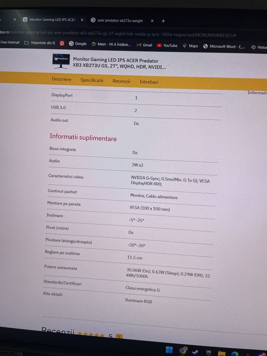 Monitor Acer Predator