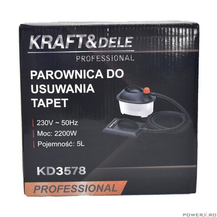 Statie cu abur pentru indepartat tapet, 2200 W 5 litri, Kraft