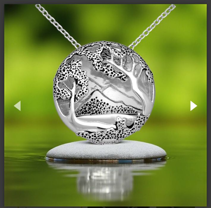 Pandantiv din argint 925, model Pomul vietii - 10.4g