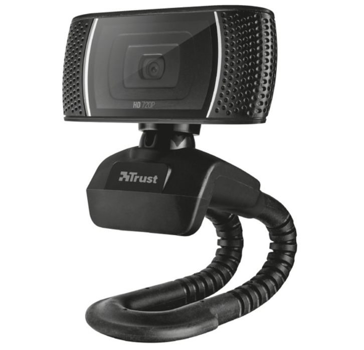 Уеб камера Trust Trino, HD, микрофон, USB, черна