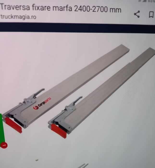 Traversă fixare marfă