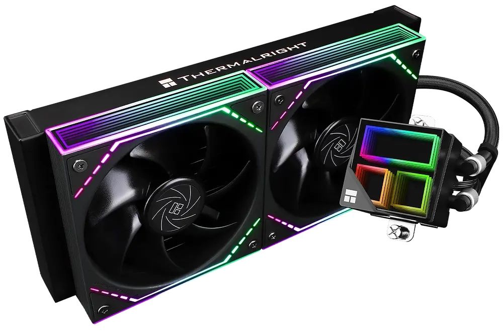 Thermalright Frozen Prism 240 / 360 aqua elite v2 alb si negru, ARGB