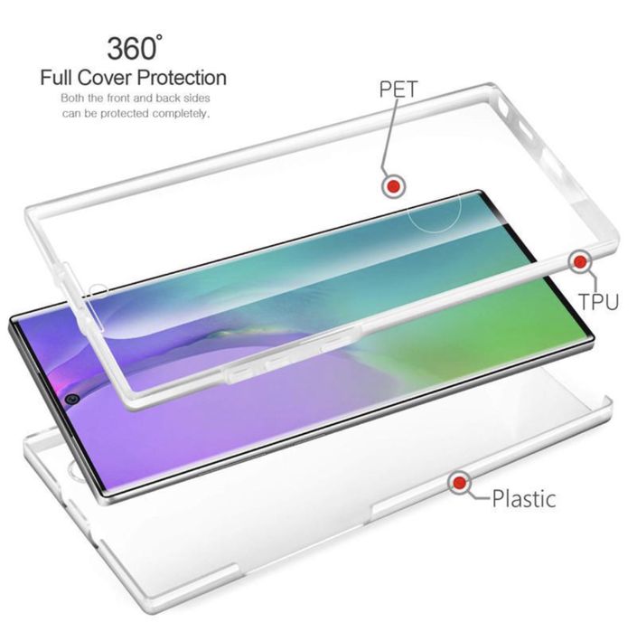 Husa CRYSTAL 360° fata + spate pt. Samsung Galaxy S23 Plus / S23 Ultra