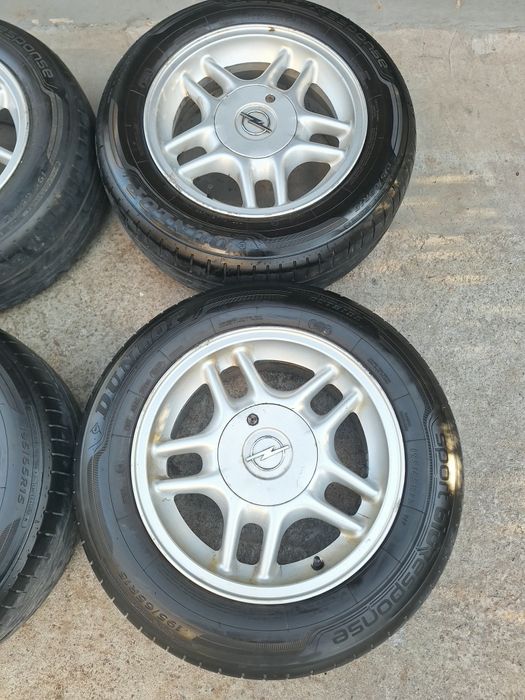 Алуминиеви джанти Опел 15 5х110 Летни гуми Dunlop