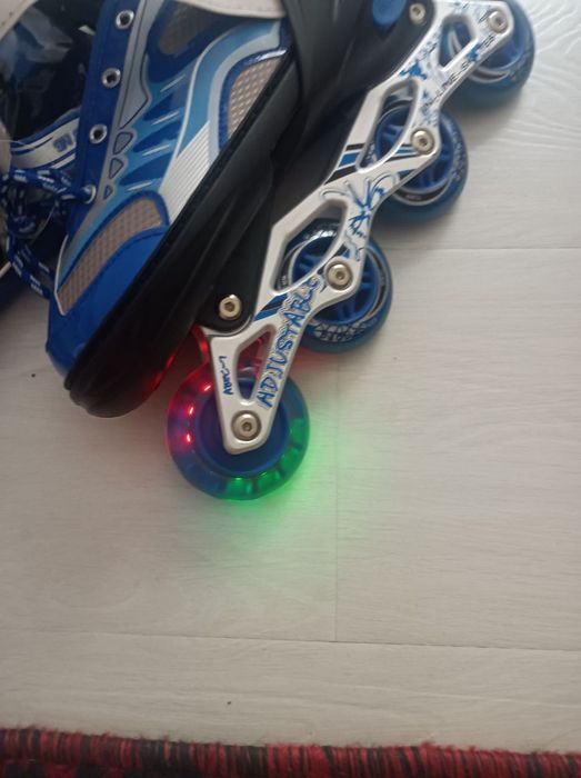 Роликовые коньки, детские, синие