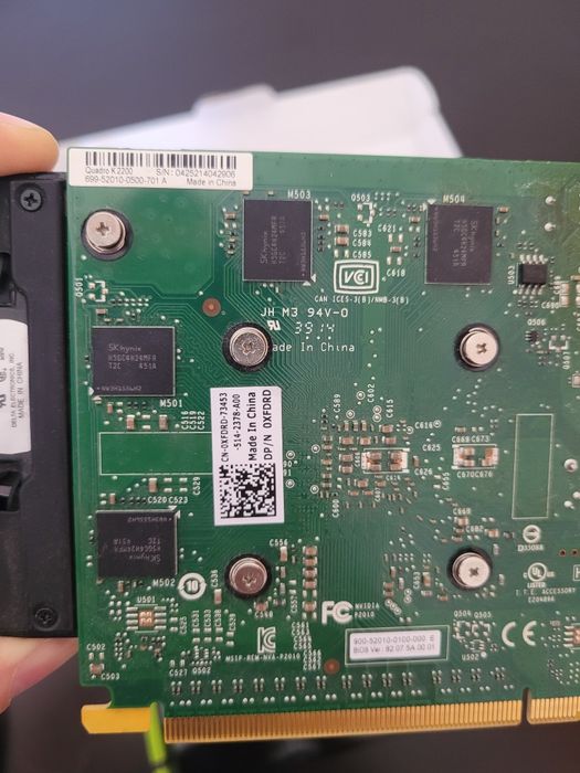 Placă video nvidia Quadro K2200 4GB GDDR5