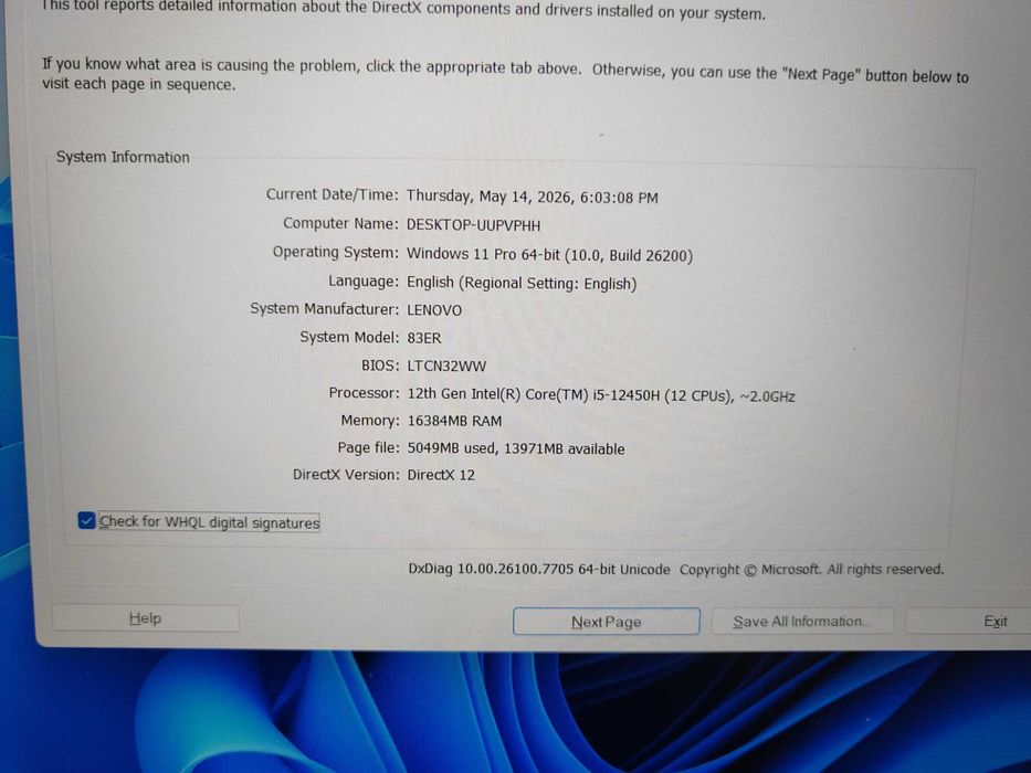 Lenovo IdeaPad Slim 3 i i5 12450H 16gb Ram 512gb SSD Magazin CashGen hp