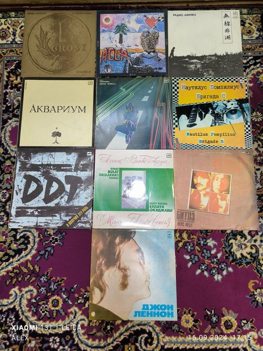 Виниловые пластинки советские