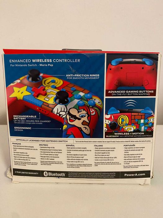 Controller Wireless Enhanced Mario Pop