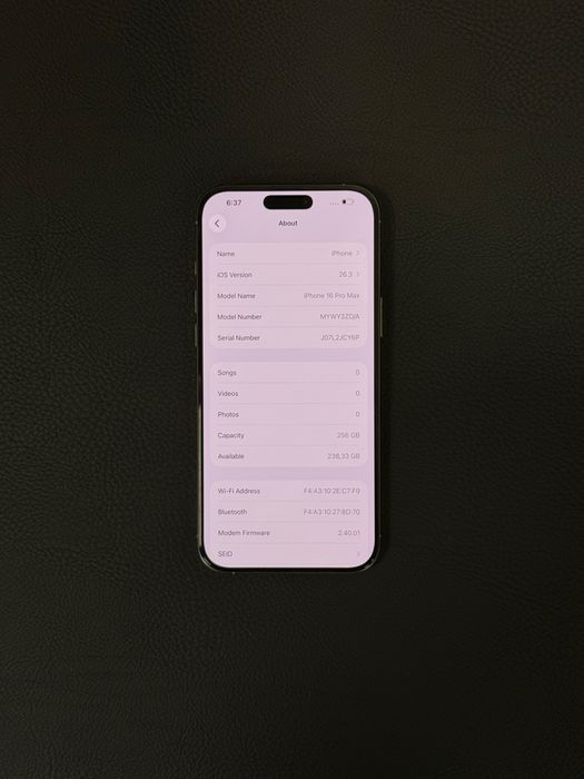 Продавам iPhone 16 PRO MAX 100% батерия