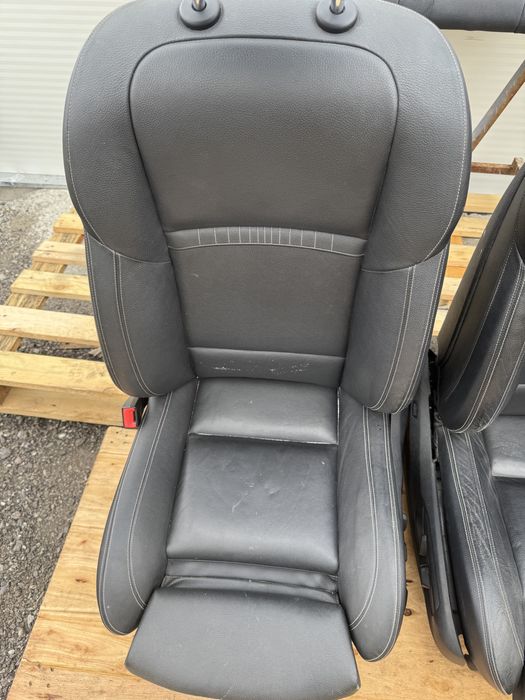 BMW F10 LCI кожен салон черен Comfort, памет, ambient, Dakota