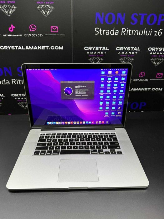 Macbook Pro 2015 A1398 i7 16 GB RAM 512 SSD