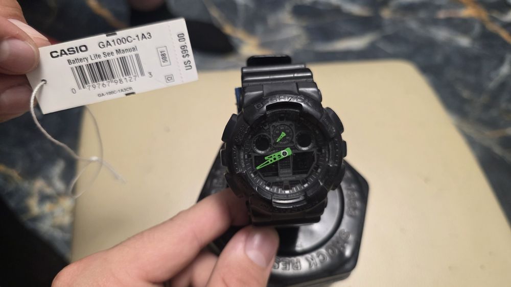 Часы наручные G-SHOCK CASIO GA100C 1A3