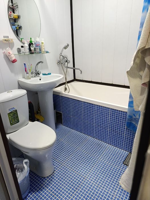 метро АЙБЕК, 1-ком 6-этаж 45m² ремонт+мебель+техника