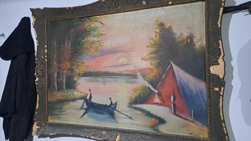 Tablou pictura pe pinza