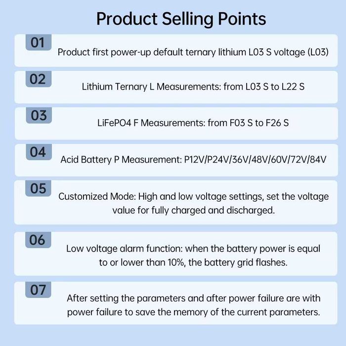 Волтметър - тестер за капацитет с висока прецизност DC7-100V